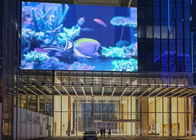 High Brightness Indoor Outdoor SMD P2.84-20 Full Color Video Wall Glass LED Mesh Transparent LED Display Screen