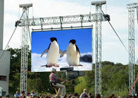 Largest Outdoor Rental LED Display Curtain High Definition Video Screen IP67 P20mm
