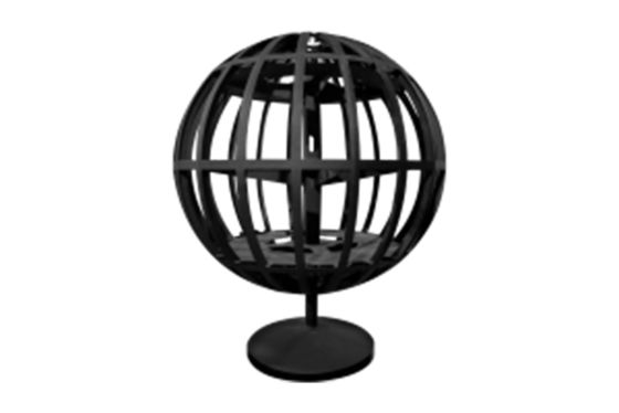 شاشة LED داخلية P2 P2.5 مرنة ، شاشة LED كروية للوحة الإعلانات