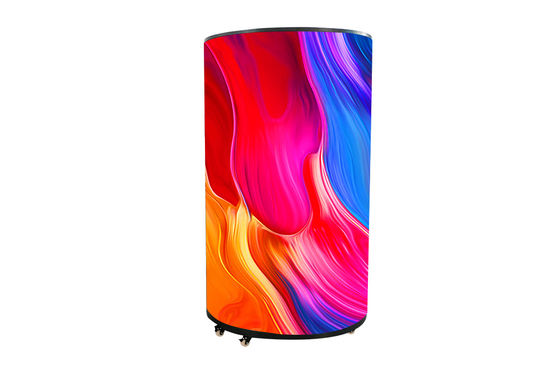 شاشة عرض فيديو LED مرنة بالألوان الكاملة ، شاشة LED مرنة P1.56 P1.785 P2 P2.5 أسطوانة