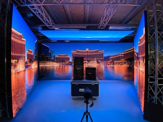 P1.95 P2.5 P2.6 Virtual Production Xr LED شاشة 7680 هرتز Film Studios ثلاثية الأبعاد غامرة