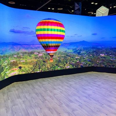Reality P1.87 480x480mm شاشة LED غامرة 3840 هرتز معدل التحديث