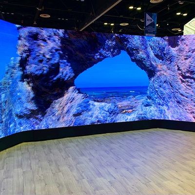 Reality P1.87 480x480mm شاشة LED غامرة 3840 هرتز معدل التحديث