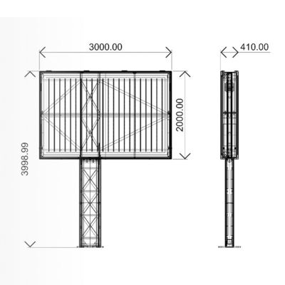 كامل اللون p3 p4 p5 p6 شاشة LED عازلة للماء العرض الرقمي الإعلانات الخارجية