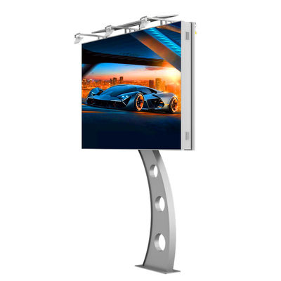 IP65 مقاومة للماء p6 8000 نيتز الصلب الإعلانية الشاشة الرقمية في الخارج