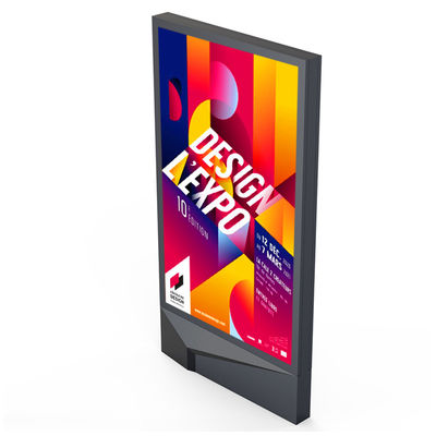 تثبيت سهل 3840 هرتز IP65 مقاومة للماء P4 P5 P6 P8 P10 10000nits LED خارجية Mupi أدى الإشارات الرقمية