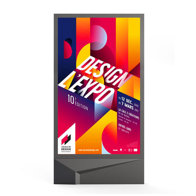 تثبيت سهل 3840 هرتز IP65 مقاومة للماء P4 P5 P6 P8 P10 10000nits LED خارجية Mupi أدى الإشارات الرقمية