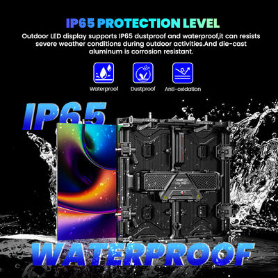 ملون كامل 7680 هرتز مضاد للماء 500x500 p1.56 p3.91 p2.6 p2.97 p2.604 p2.976 مشهد فيديو حائط استئجار شاشة LED