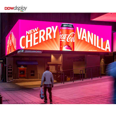 إعلانات لوحات LED الشاشة التجارية الإعلانات P6.67 الشاشة LED في الهواء الطلق اللون الكامل 8000cd / مربع 960 * 960mm