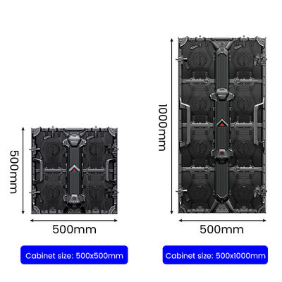 P3.91 شاشة LED مستأجرة للمسرح مع تردد تغيير الإطار 50/60 هرتز و 800 cd/m2
