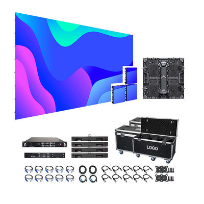 P3.91 شاشة LED مستأجرة للمسرح مع تردد تغيير الإطار 50/60 هرتز و 800 cd/m2