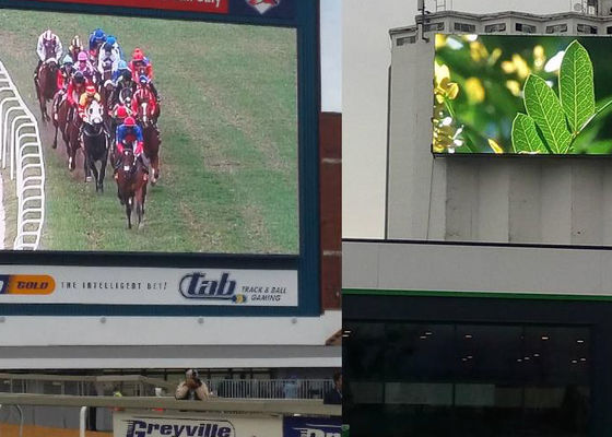 شاشة LED للصيانة الأمامية غير الملحومة P10 RGB SMD LED الخارجية للشاشة