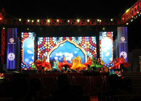 SMD الستار P4 داخلي الصمام عرض كامل اللون للماء الإعلان جدار الفيديو