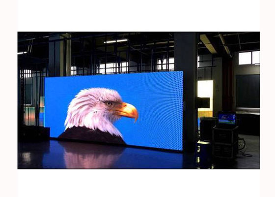 SMD أسود P6 داخلي شاشة ملونة كاملة 900 - 1500 شمعة في البياض سطوع