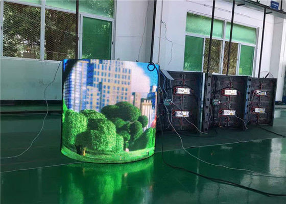 التباين العالي بقيادة مرنة الستار الشاشة 10 مم بكسل 360 LED العرض بالألوان الكاملة