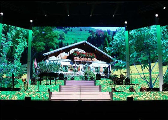 SMD2121 P3.91 المرحلة شاشة LED داخلي أدى الإعلان لوحات توفير الطاقة