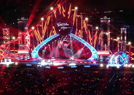 شاشة LED الداخلية للإيجار للإيجار بحجم 6 مم بكسل حجم الوحدة 192 مم × 192 مم