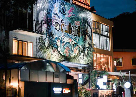 سطوع عالية شاشة LED شفافة الفيديو الجدار 10MM الملعب بكسل 5000ليلs