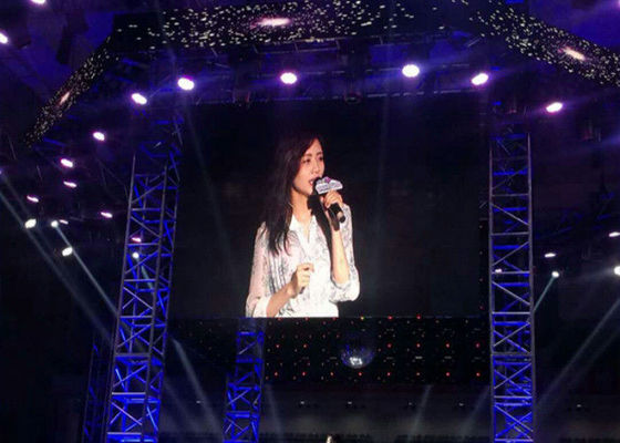 P4.8 تأجير داخلي كبير شاشات الإعلان أدى لوحات الفيديو بالألوان الكاملة