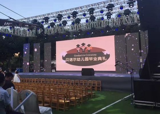 وحدة LED خارجية 6000nits SMD2121 بالألوان الكاملة بحجم 6 مم بكسل