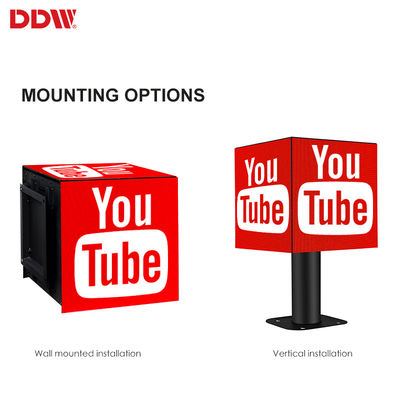 داخلي مخصص P2.5mm أدى ماجيك كيوب ، شاشة فيديو أدى عرض مكعب