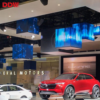 داخلي مخصص P2.5mm أدى ماجيك كيوب ، شاشة فيديو أدى عرض مكعب