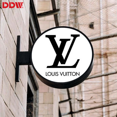 علامة LED مستديرة خارجية P4.68 ، شاشة عرض شعار LED دائرية