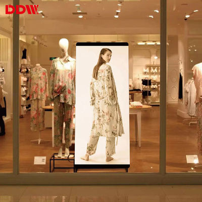 شاشة LED لإعلانات الفيديو الرقمية شاشة LED داخلية رفيعة للغاية محمولة P1.75 P2 P2.5